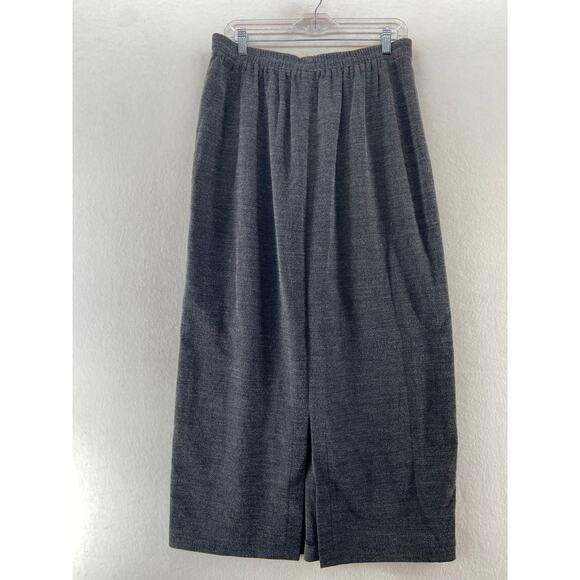 Oska Gray Wool Blend Midi Skirt Size IV US Size 12 / 14 - Picture 3 of 6